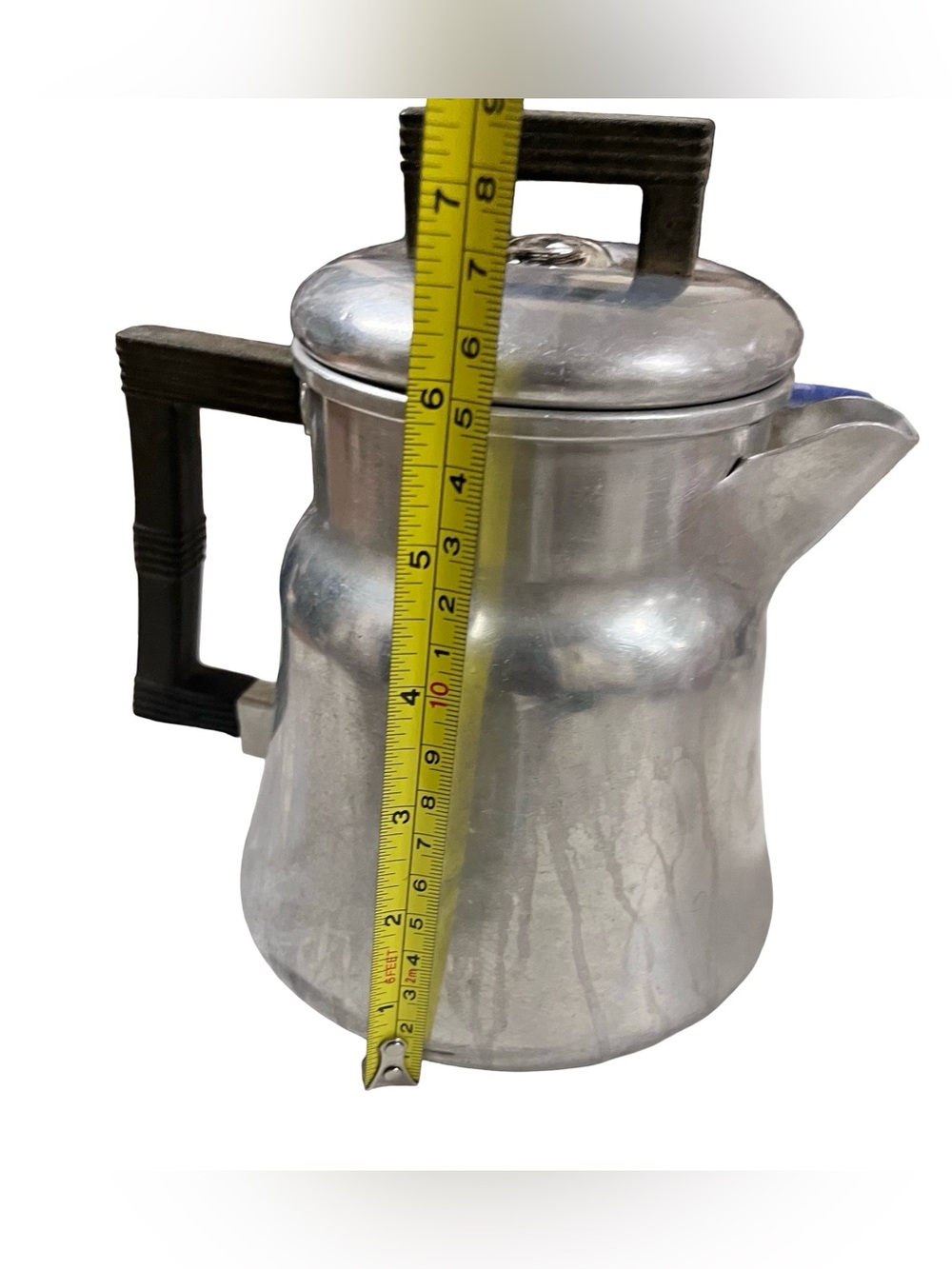 Vtg WEAR EVER Aluminum Perculator Coffee Pot #3006 Camping Outdoors 6 Cup Stove - Picture 9 of 11